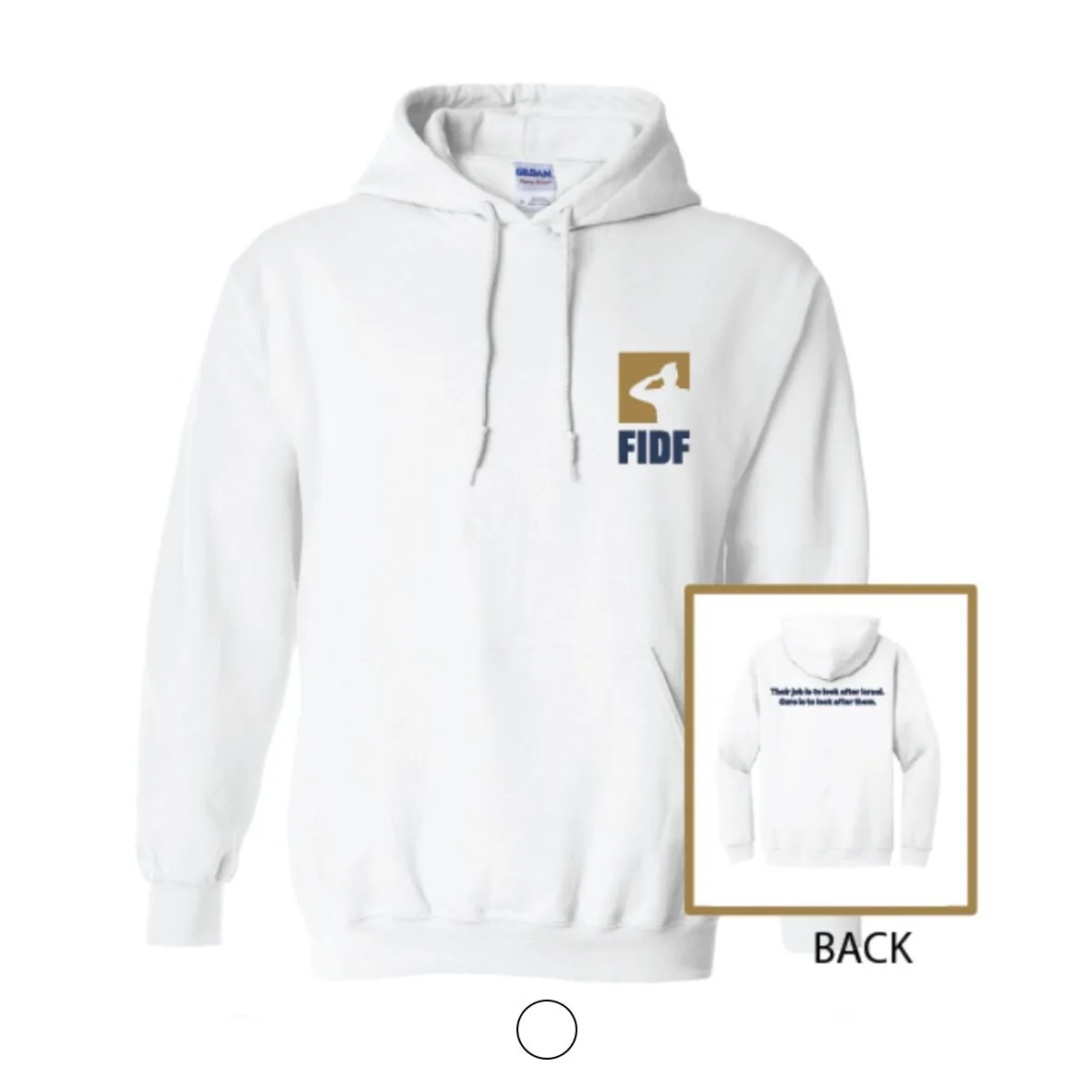 FIDF Tag Line pullover hoodie