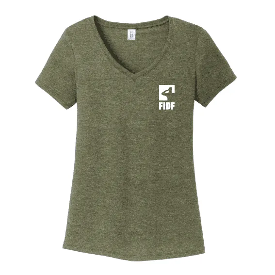 Women V-neck Tee